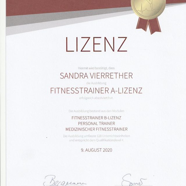 Trainer A- Lizenz